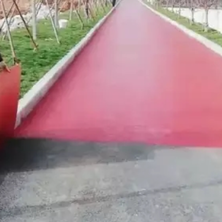 张掖​ 彩色路面喷涂翻新是一种低成本
